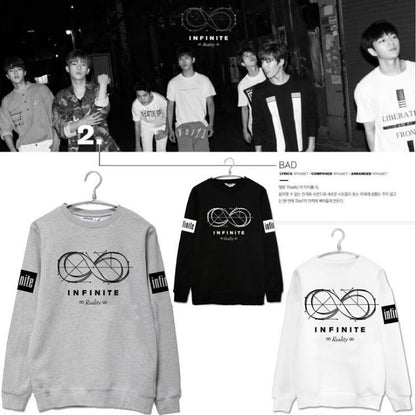 Damen Sweatshirt Endlosschleifen-Design Komfortpassform Norvielle