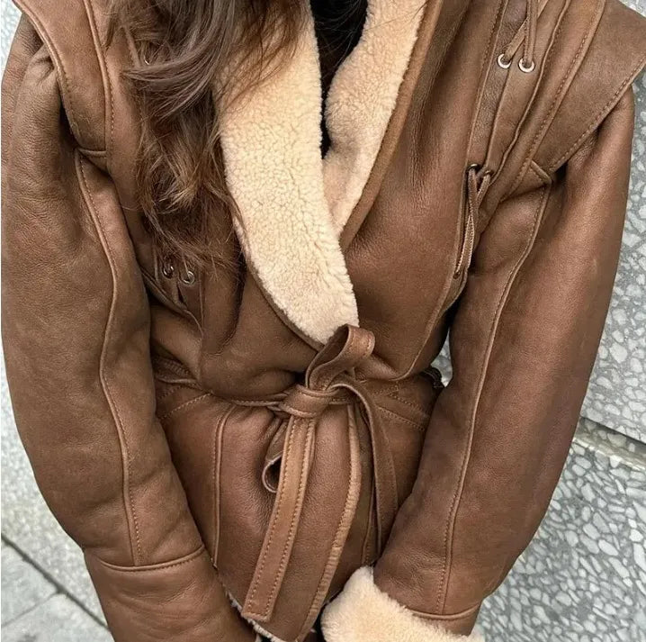 Damen Wildlederjacke Norvielle Leder