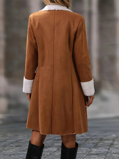 Schlupfkragen Trenchcoat