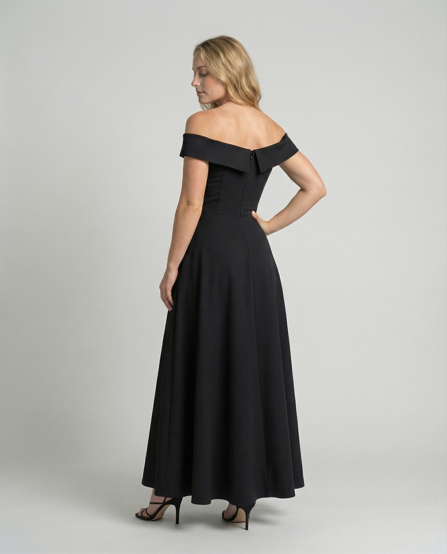 Elegantes Damen Abendkleid Off-Shoulder