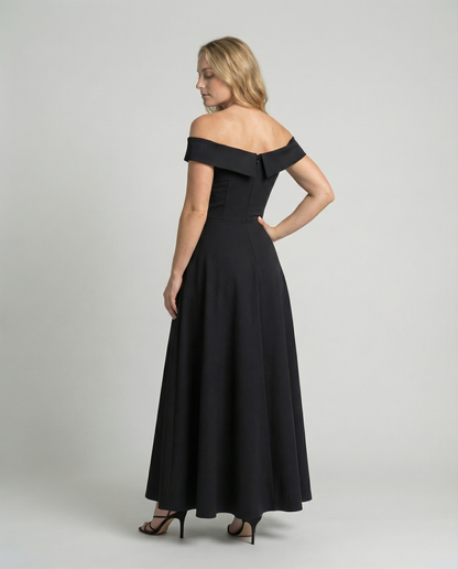 Elegantes Damen Abendkleid Off-Shoulder