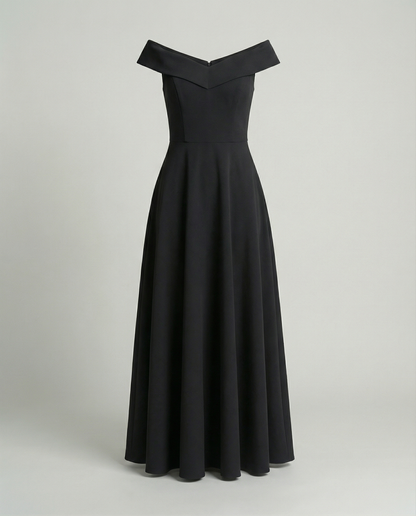 Elegantes Damen Abendkleid Off-Shoulder
