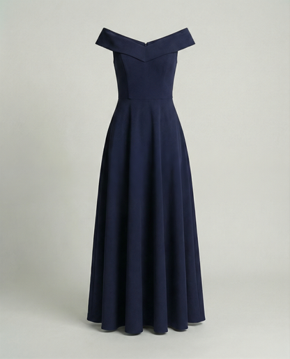 Elegantes Damen Abendkleid Off-Shoulder