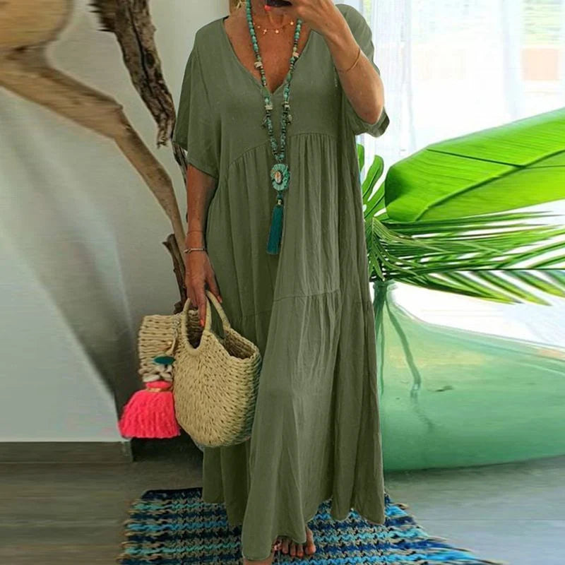 Damen Langkleid Lässig Norvielle