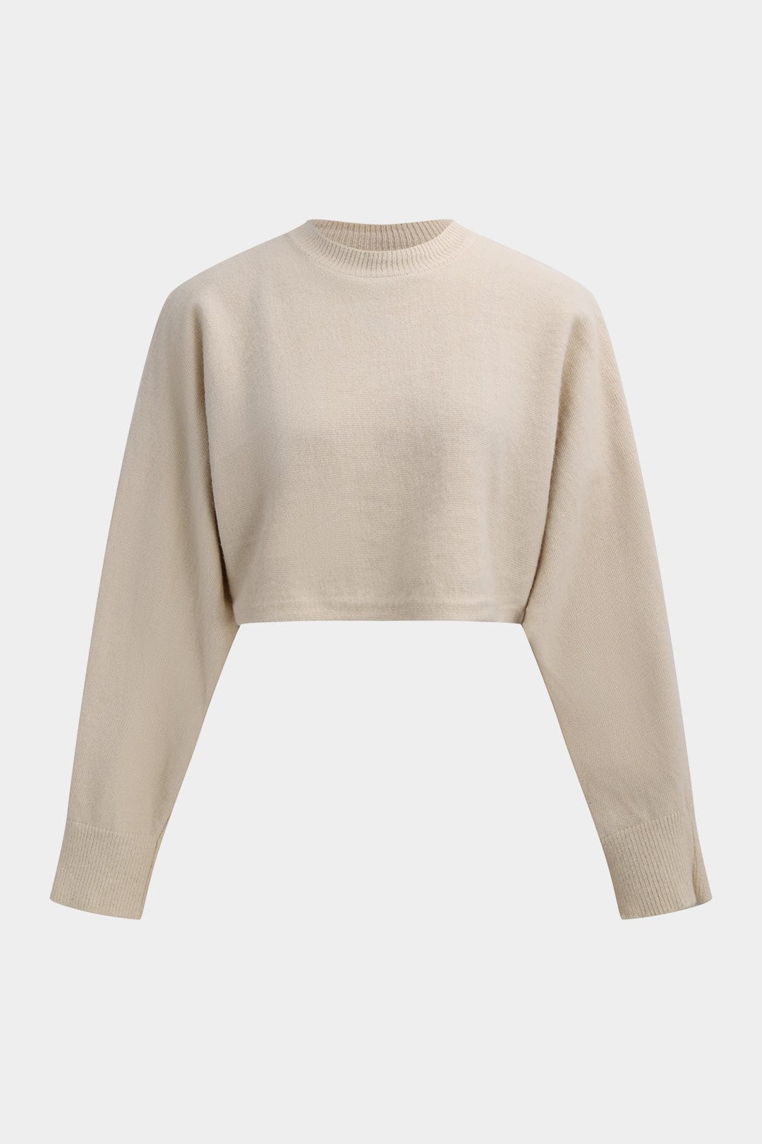 Shira Damen Strick Zweiteiler Crop Pullover Figurbetonter Rock