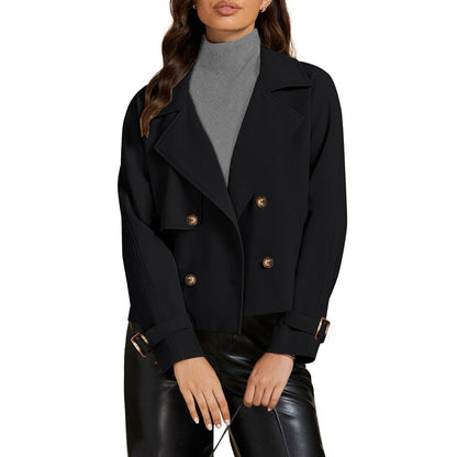 Giovanna Damen Doppelreiher Kurzjacke Mantel