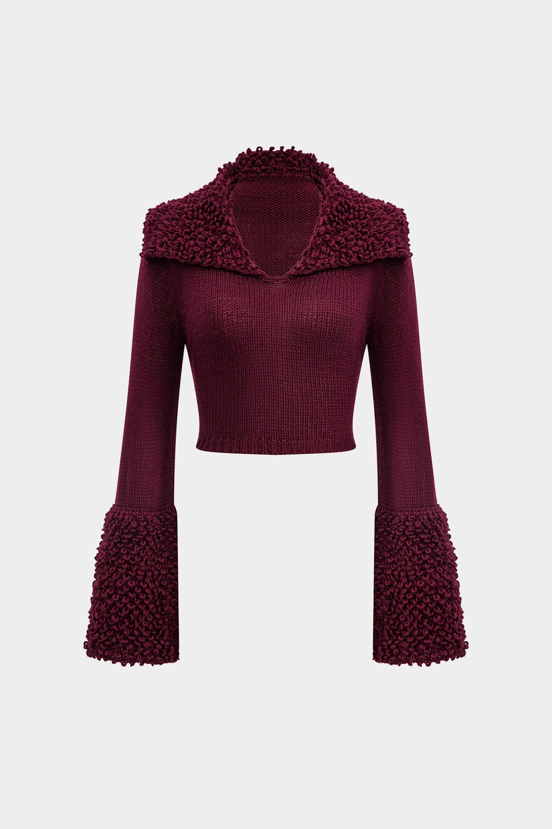 Damen Strick-Zweiteiler-Set mit Strukturdetails Elegantes Design