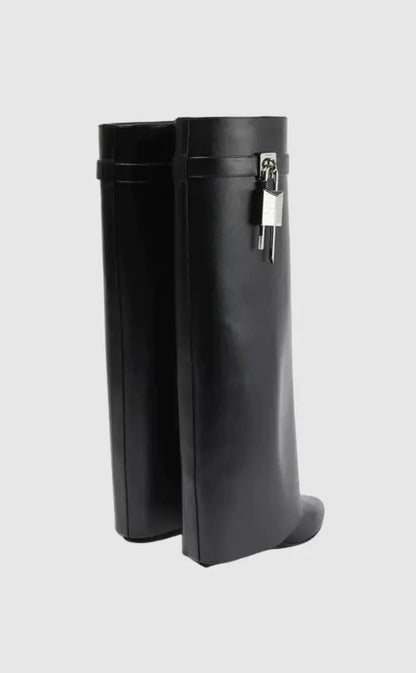 Damen Stiefel Vegan-Leder Elegant