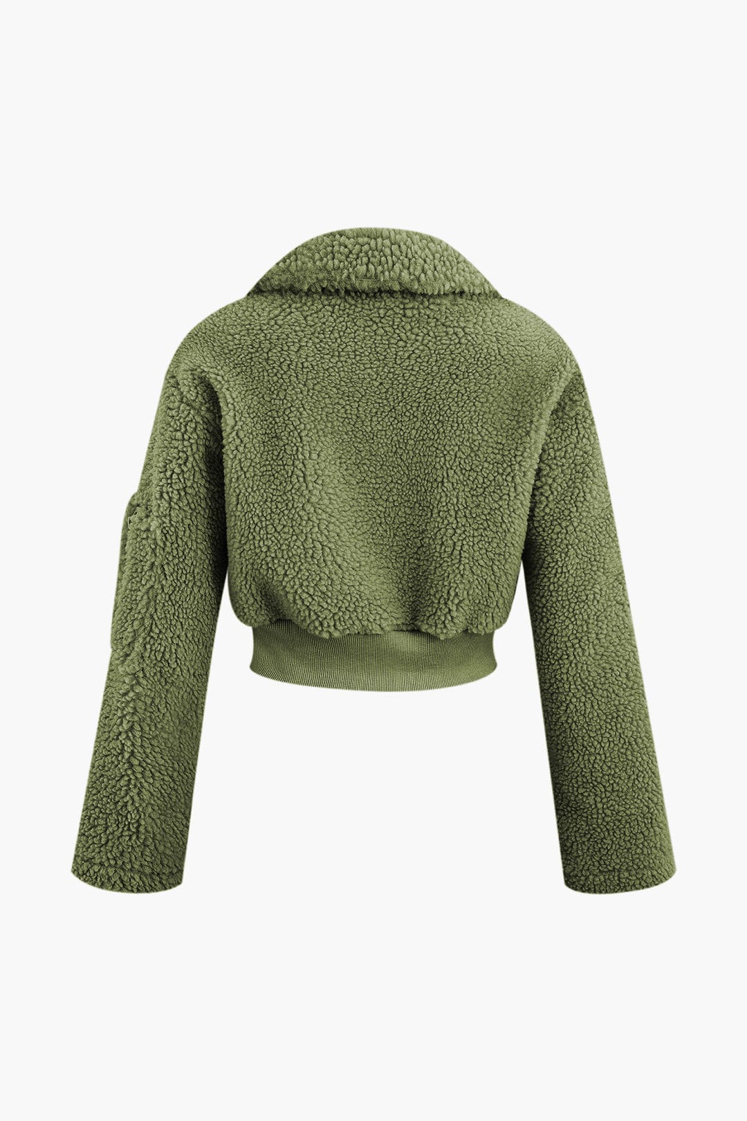 Misha Damen Teddy-Zweiteiler Cargohose Cropped-Jacke