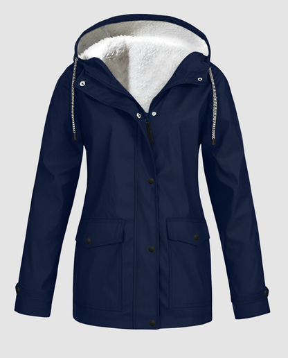 Damen Fleecejacke Wasserdicht Warm