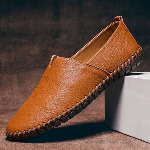 Herren Slip-On Loafers Leder