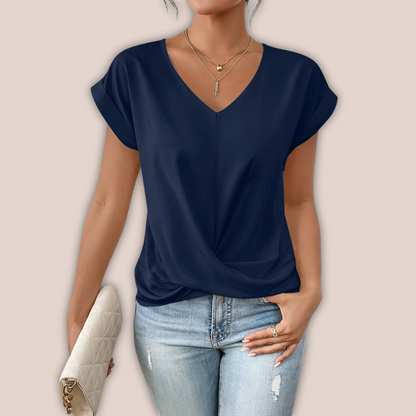 Norvielle Damen Übergröße Bluse Vintage Stil