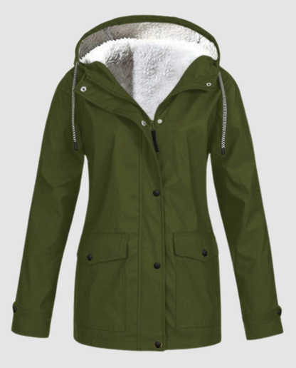 Damen Fleecejacke Wasserdicht Warm