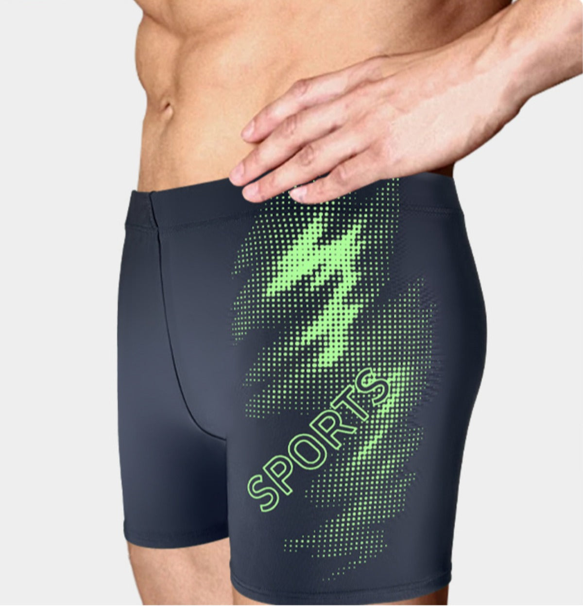 Norvielle Herren Badehose Schnelltrocknend Flach