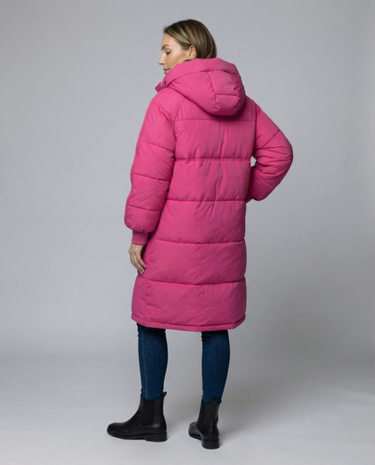 Warme Oversized Pufferjacke Damen Daunenfüllung