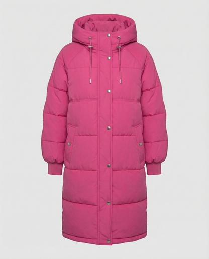 Warme Oversized Pufferjacke Damen Daunenfüllung
