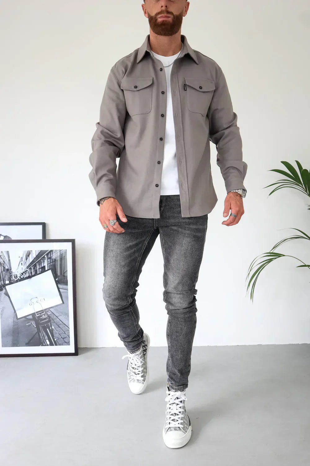 Herren Casual Hemd Baumwolle Supreme