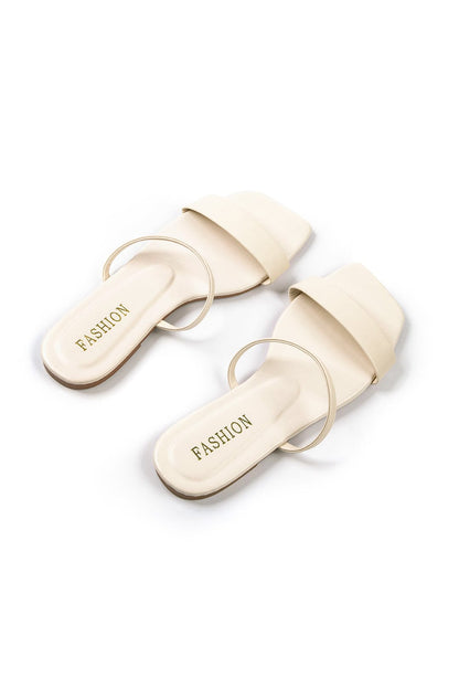e Damen Sandalen Minimalistisches Design Leder