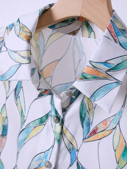 Norvielle Damen Langarmshirt Leicht Frühling Pastell
