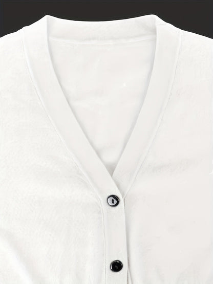 Norvielle Damen Bolerojacke Knopfverschluss