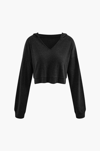 Damen Zweiteiler-Set Hoodie Midi-Kleid Lässig