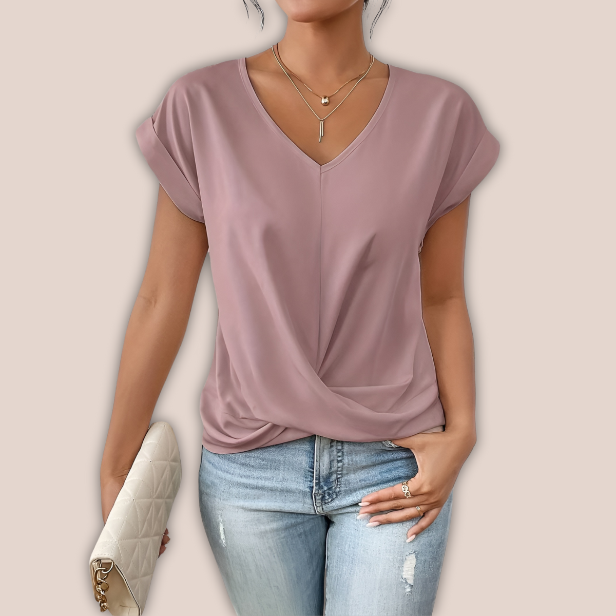 Norvielle Damen Übergröße Bluse Vintage Stil