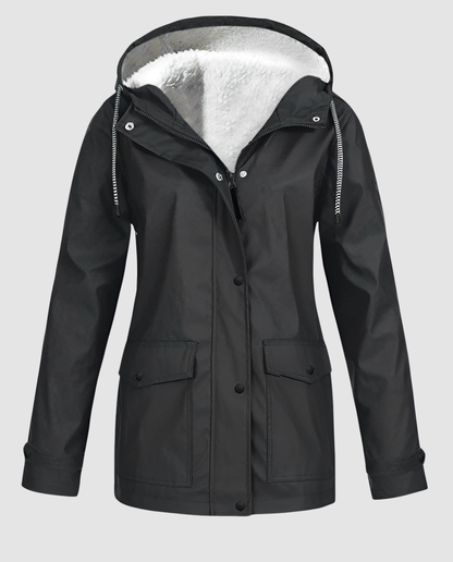 Damen Fleecejacke Wasserdicht Warm