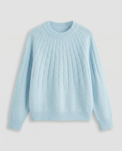 Damen Strickpullover Flauschig