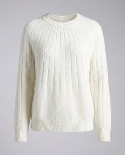 Damen Strickpullover Flauschig