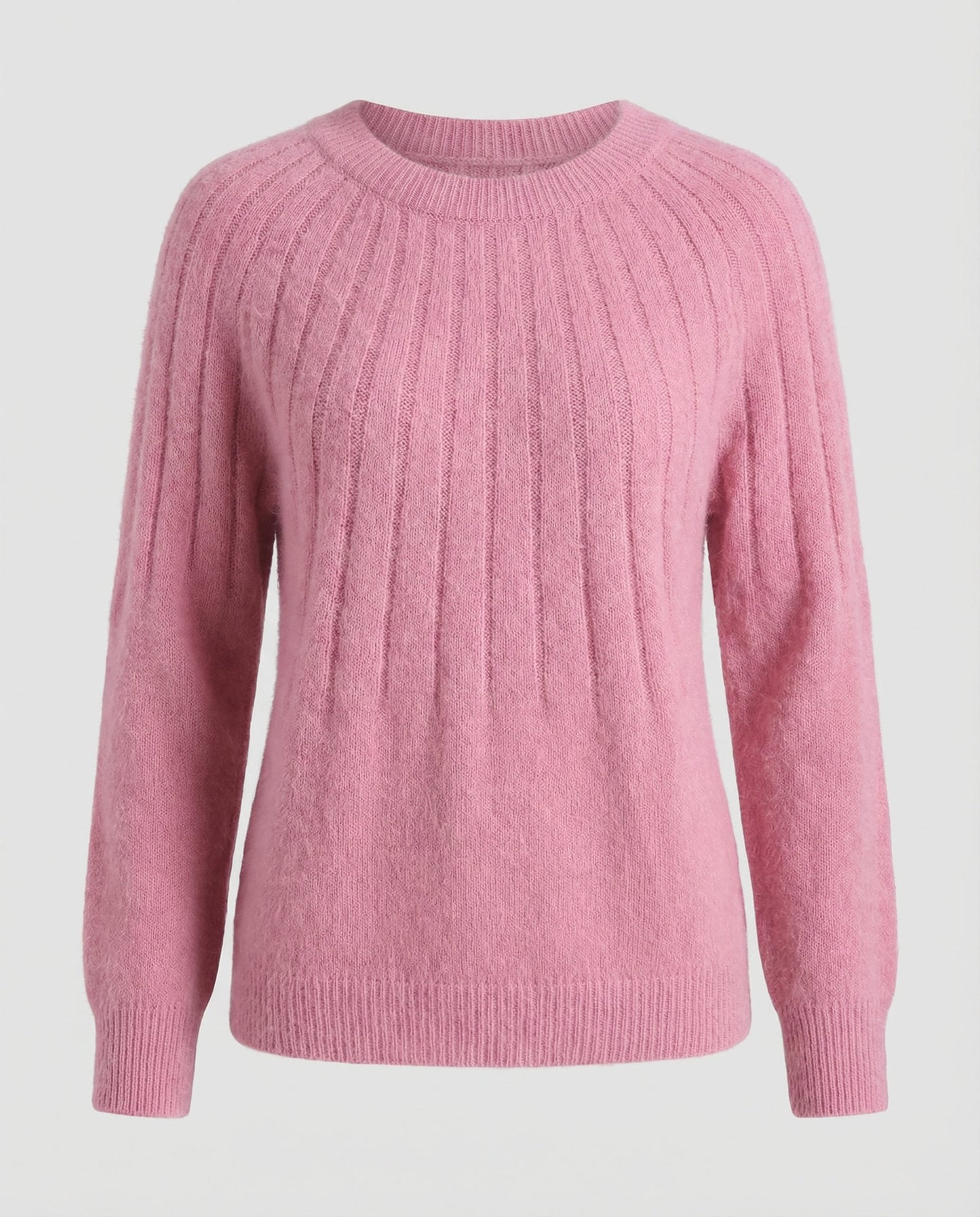 Damen Strickpullover Flauschig
