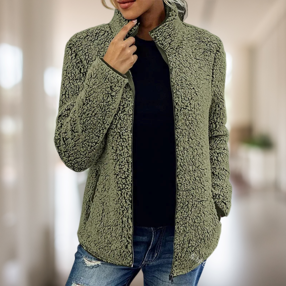 Damen Fleecejacke Warm Bequem