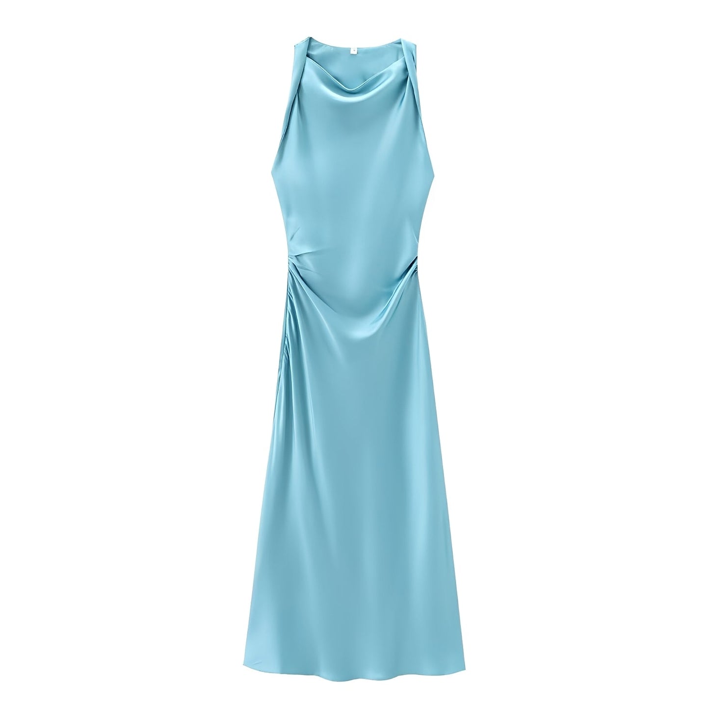 Damen Neckholder-Midikleid Elegantes Design - Norvielle