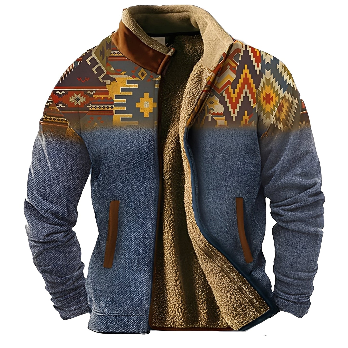 Aubert Herren Fleecejacke Outdoor Wasserdicht