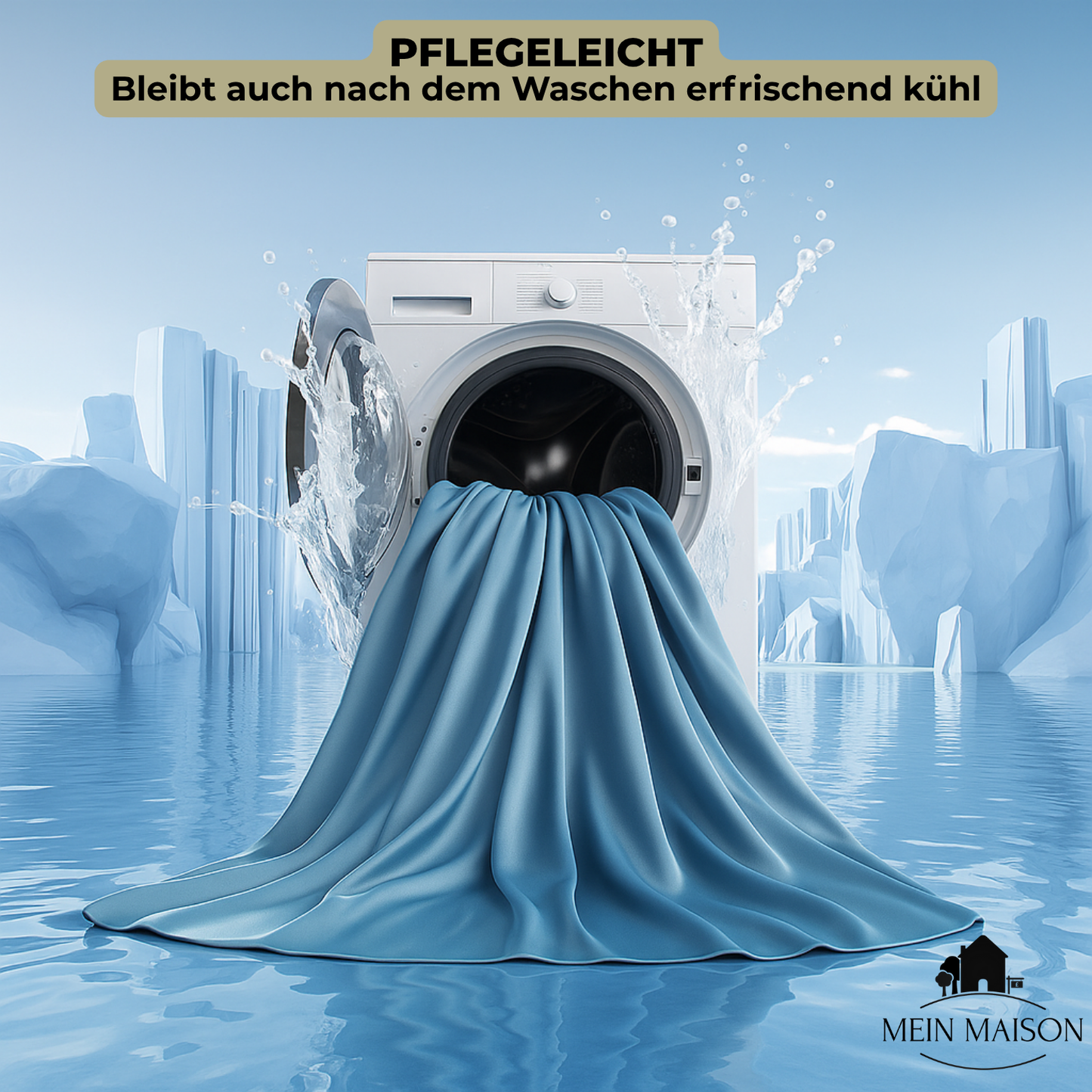 Kühlkissen Leicht Schlafen Atmungsaktives Material Weiss