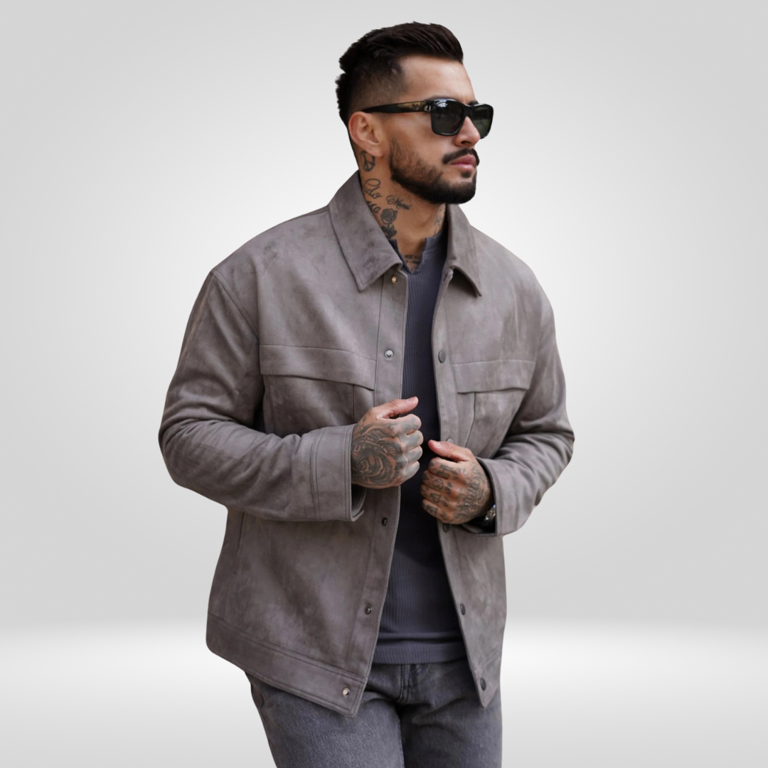 Herren Utilityjacke Funktional Struktur - Norvielle