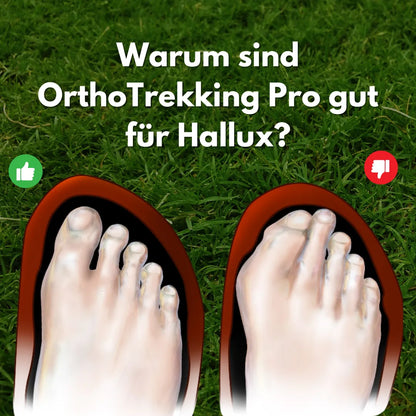 Ergonomische Wanderstiefel Hallux Valgus Schuhe OrthoTrekking Pro