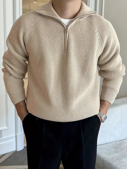 Norvielle Herren Langärmliger Strickpullover