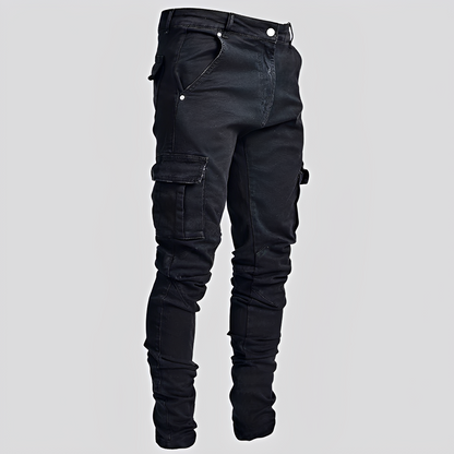 Herren Denim-Jeans Mehrertaschen
