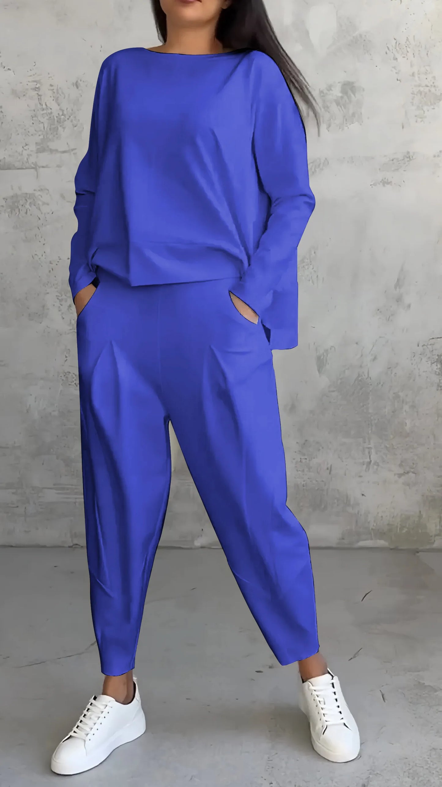 Damen Zweiteiliges Set Relaxed Fit Modell
