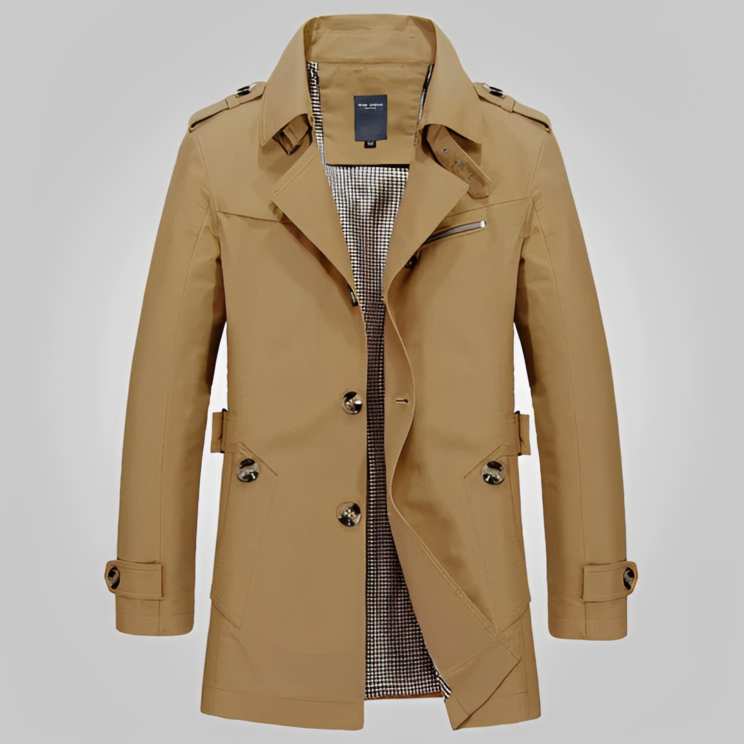 Hanzo Herren Wintertrenchcoat Warm - Norvielle