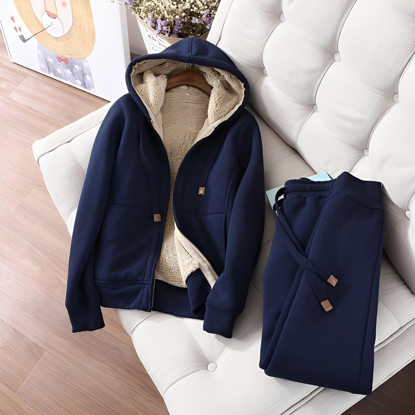 Damen Hoodie Jogginghose Set