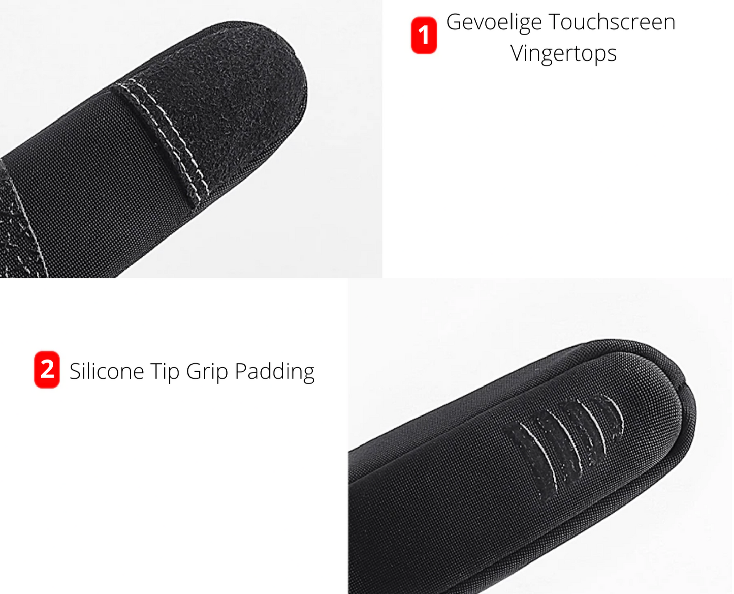 Norvielle Herren Thermohandschuhe Wasserdicht Touch Funktion