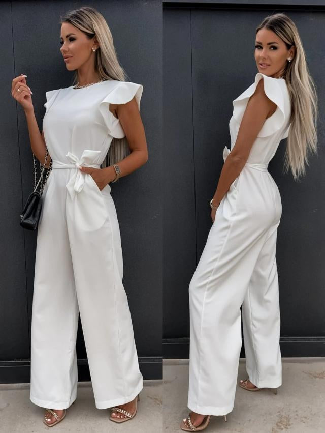 Damen Overall Stilvoll Baumwolle Schwarz - Norvielle