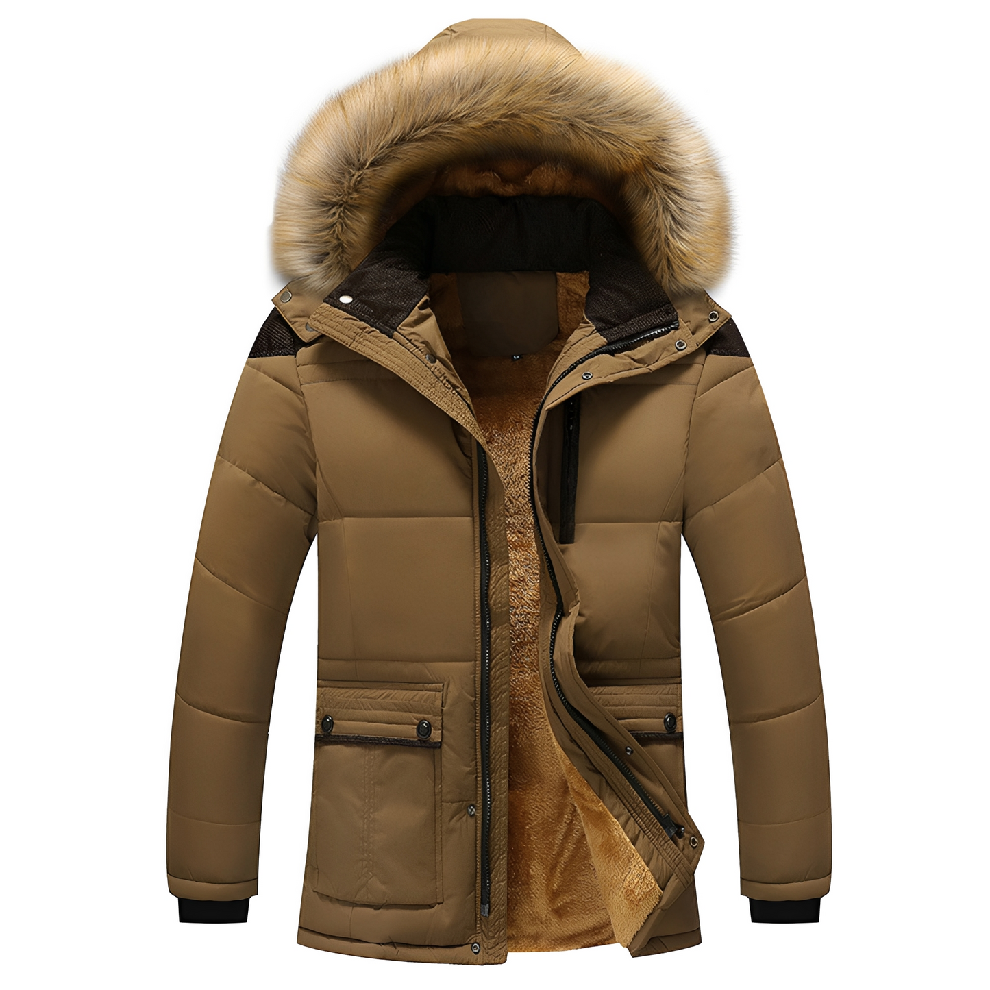 Herrenjacke Abnehmbare Kapuze Zeitgemäß