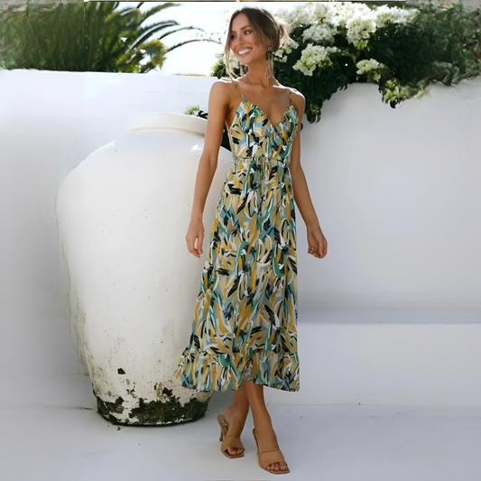 Evilyn Damen Sommerkleid Trendig Leicht - Norvielle