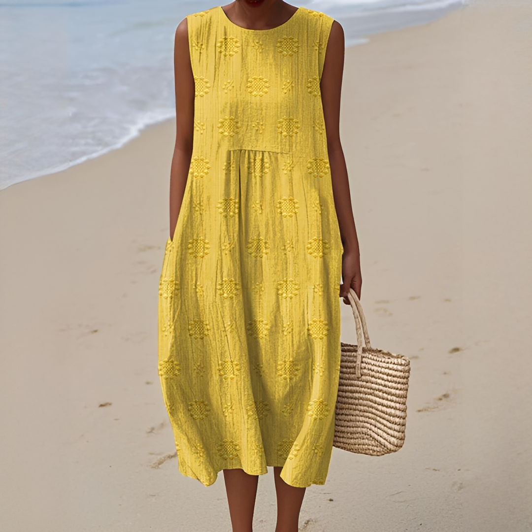 Carley Damen Sommerkleid Leicht Modisch