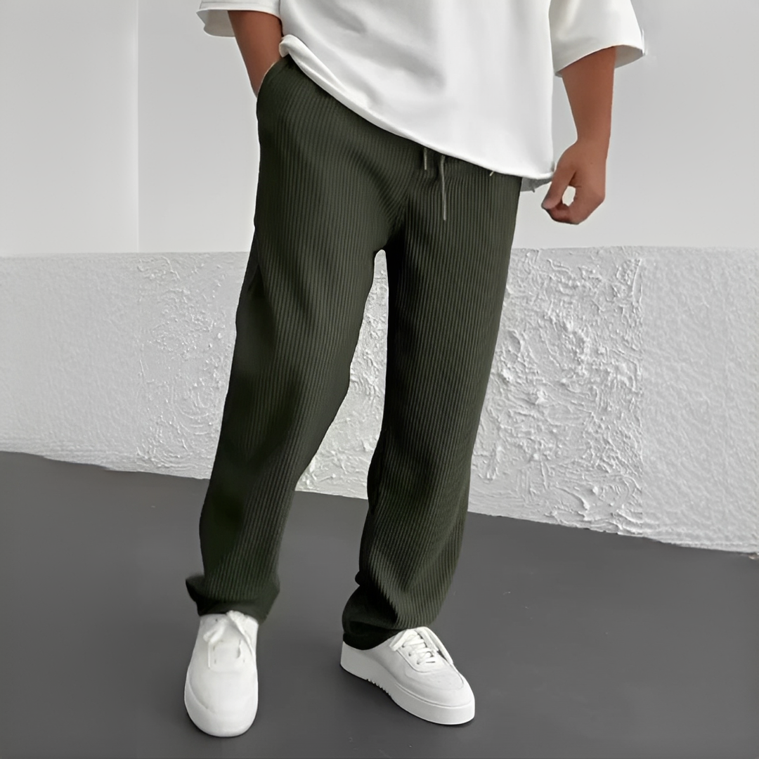 Herren Jeans Hose Lässig Trendig Schwarz - Norvielle