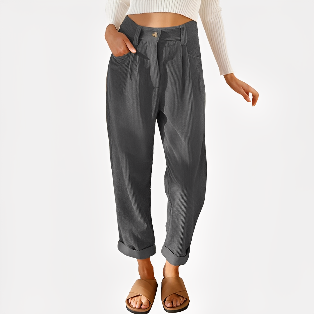 Damen Cordhose Modisch