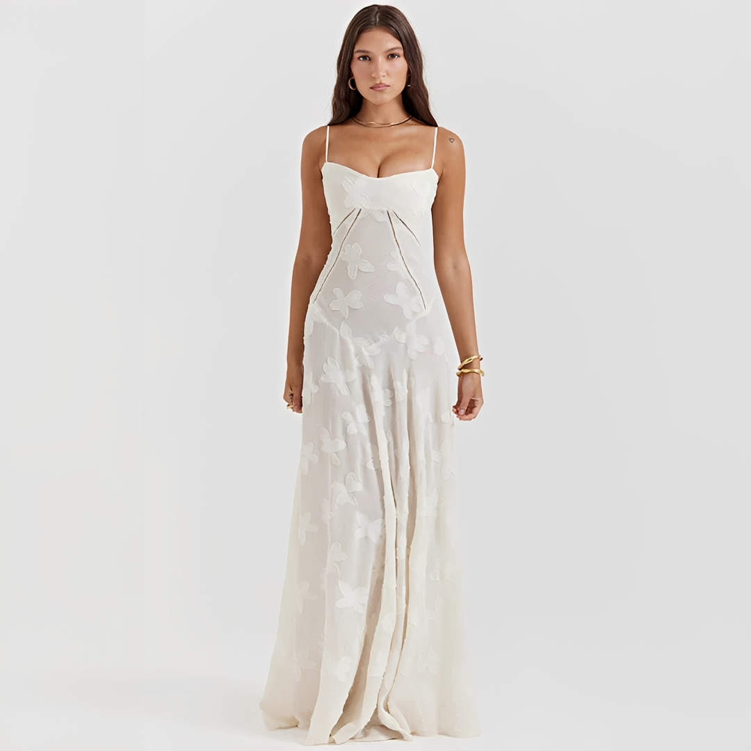 Emellie Damen Sommerkleid Elegant