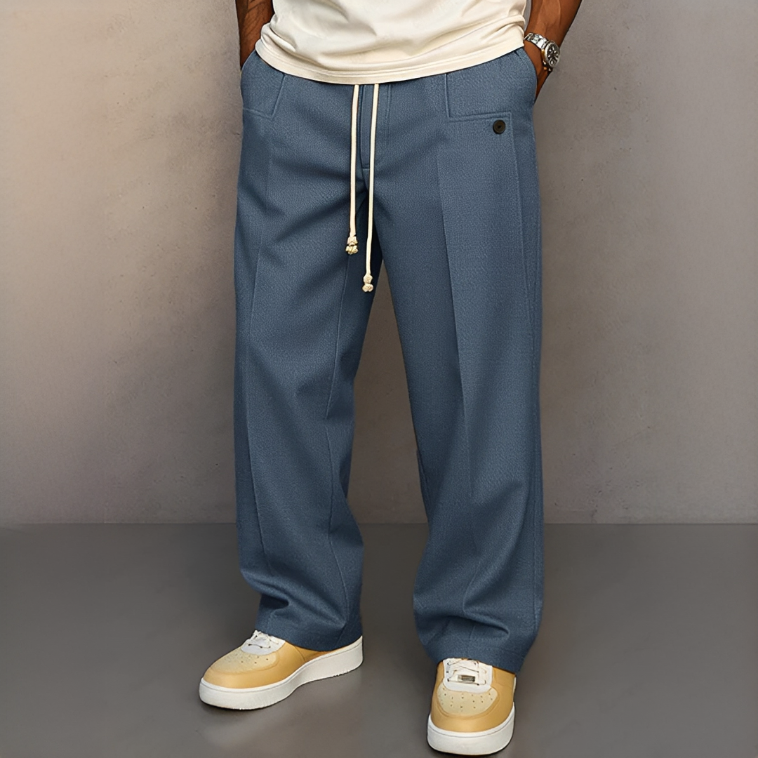 Herrenhose mit Zugband Stilvolle Hose